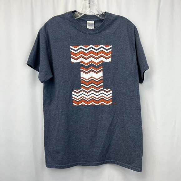 Gildan Womens Multicolor Crew Neck Short Sleeve Pullover T-Shirt Size Medium - Picture 1 of 10